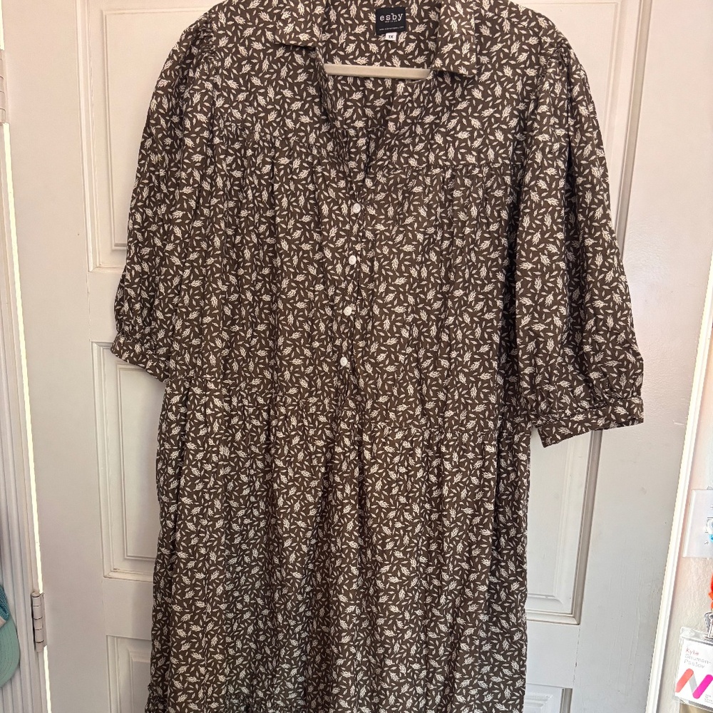 Lightweight 100% organic cotton esby philipa dress
